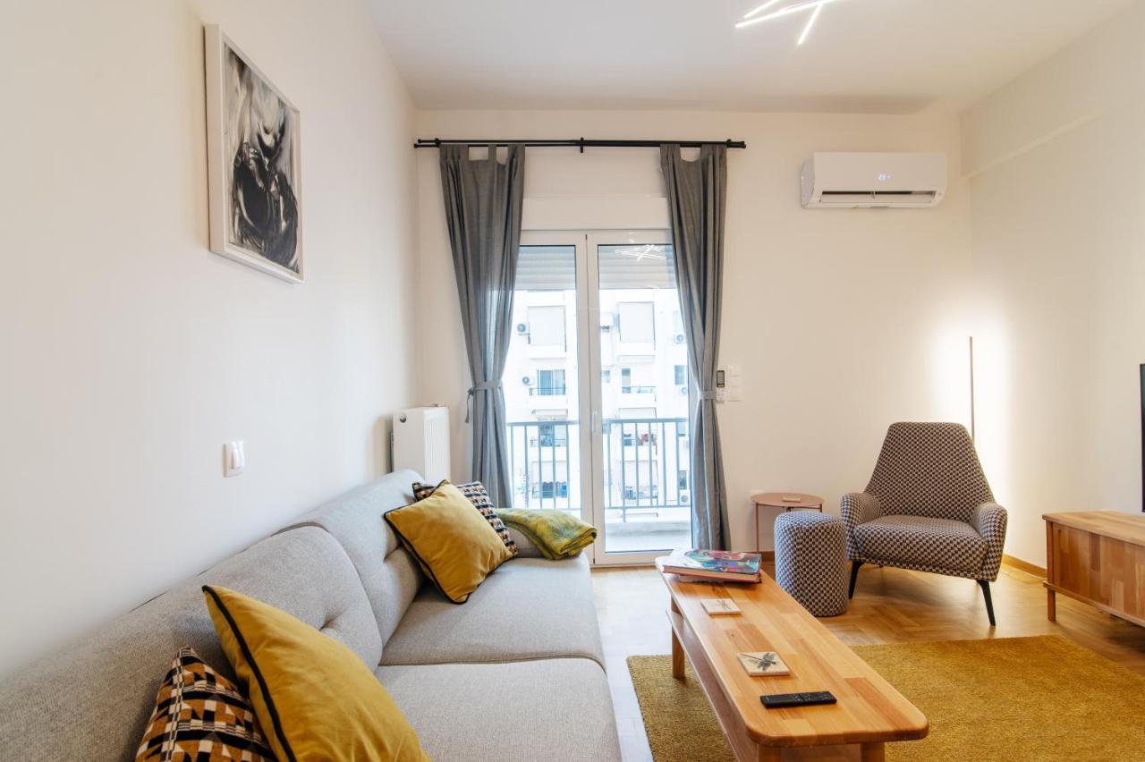 Luxury 1-Bedroom Apartment By The Sea In Athene Buitenkant foto